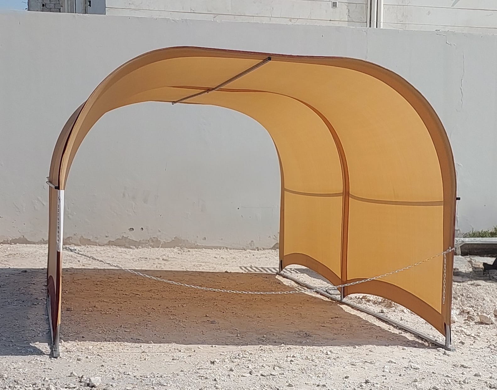 Arch-style shade structure